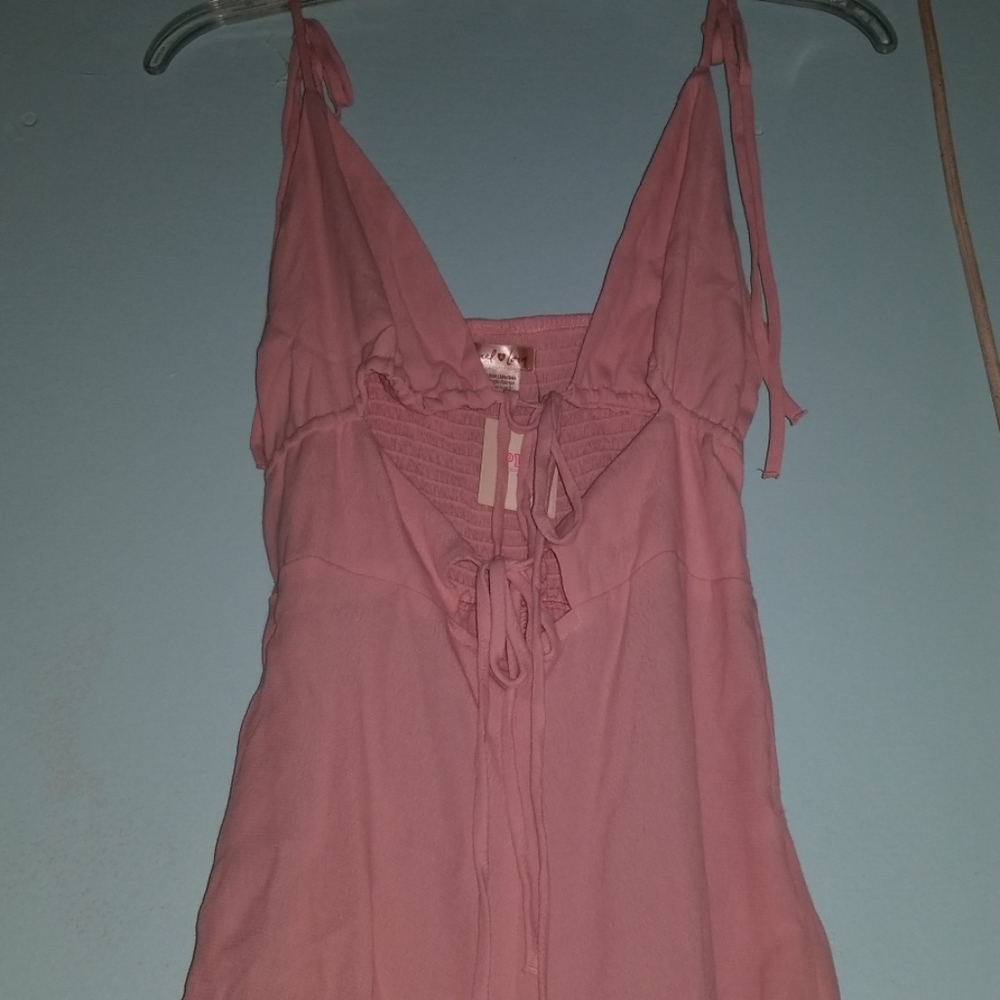 New VS PINK Ruffle Tie Romper | Laurel & Love